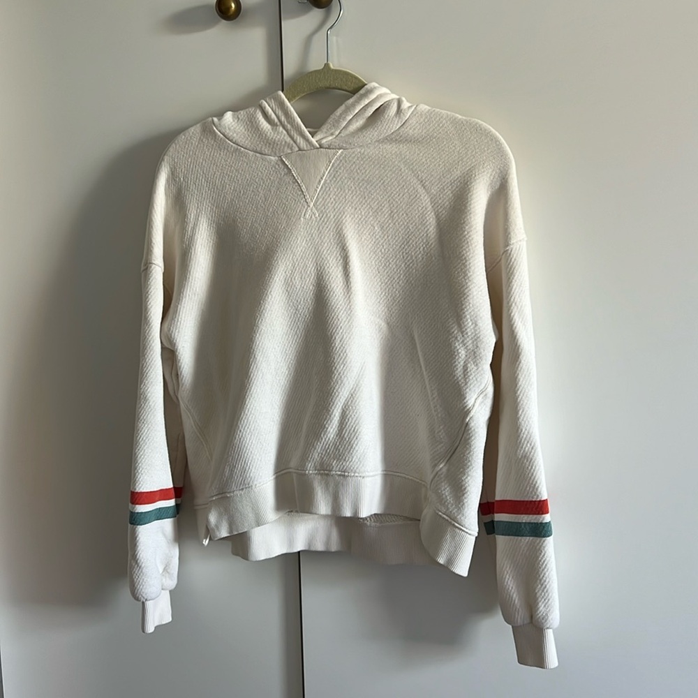 Madewell, stripe hoodie